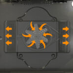 فن کانوکشن آلتون فر برقی توکار V100