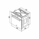فر توکار برقی استیل البرز مدل FE50 - تصویر 2