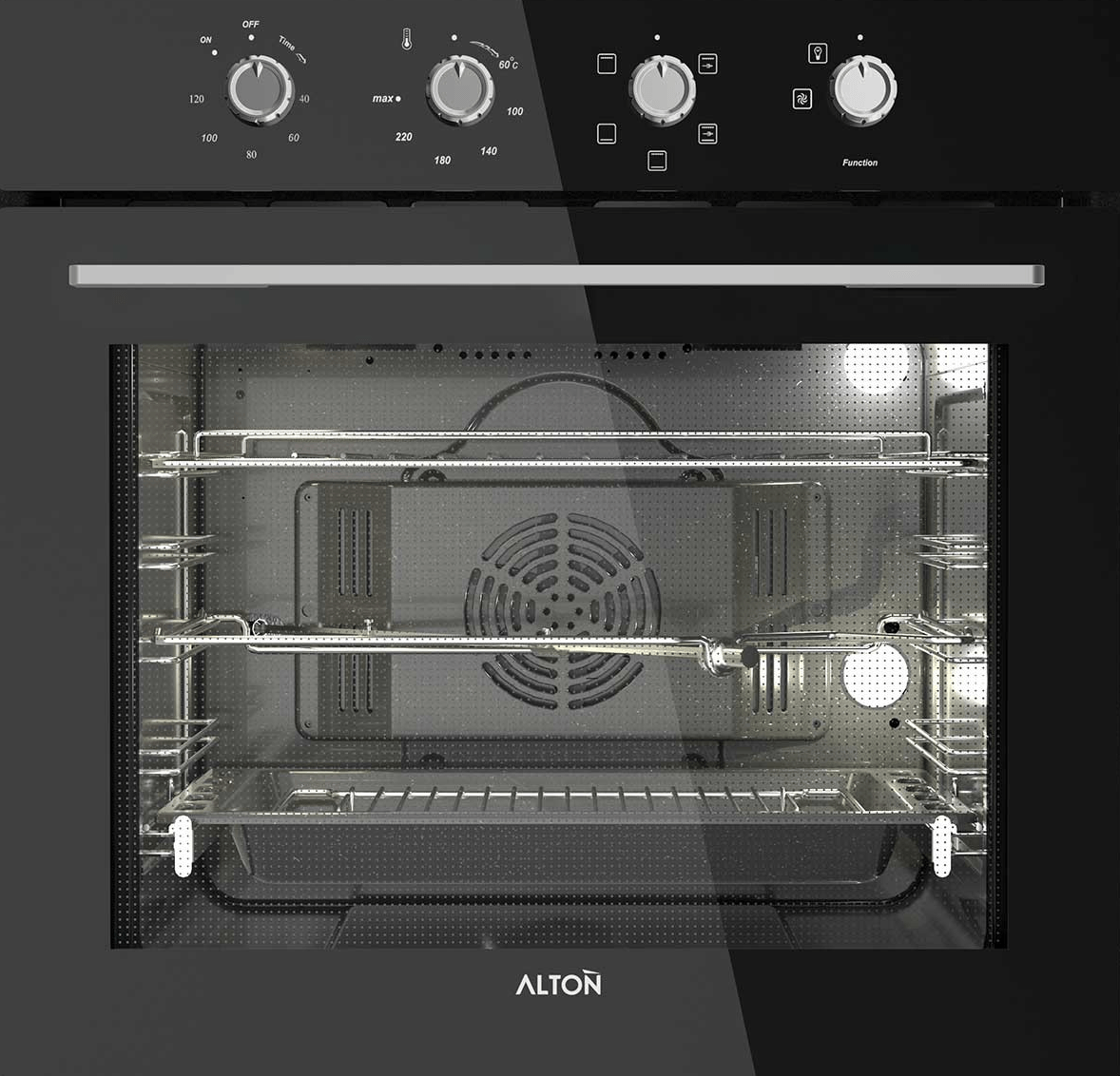 v100 alton electric oven فر برقی توکار آلتون مدل V۱۰۰